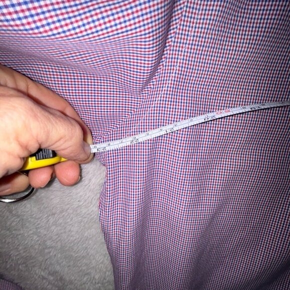 Brooks Brothers Regent Long Sleeve Button Up Dress Shirt Men 16/34 Red Plaid - Picture 8 of 8